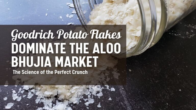 The Science of the Perfect Crunch: Why Goodrich Potato Flakes Dominate the Aloo Bhujia Market
